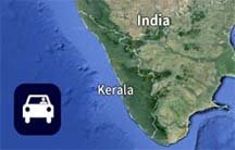 reaching kerala